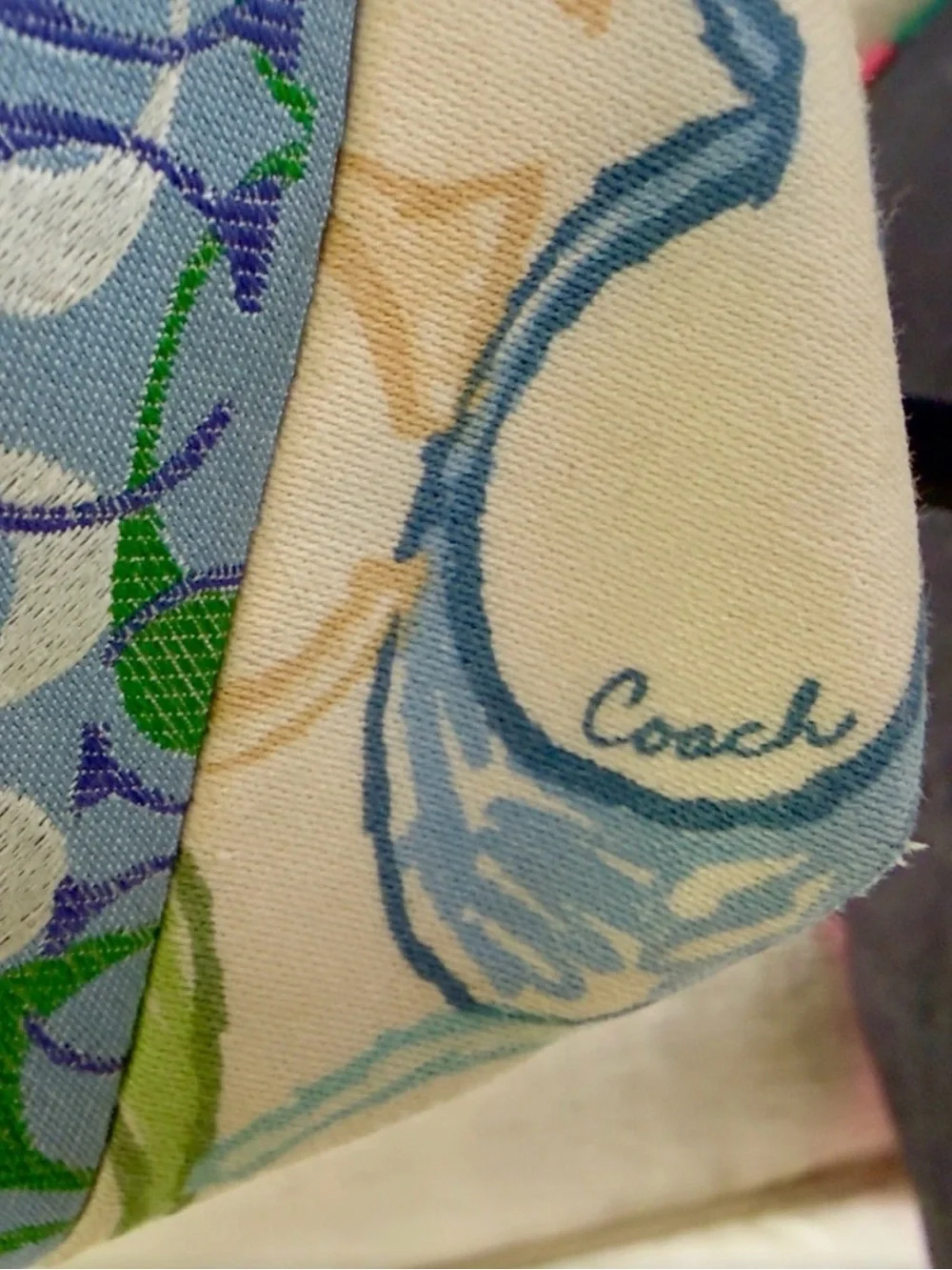 Coach Vintage Multicolor Patchwork Micro Purse